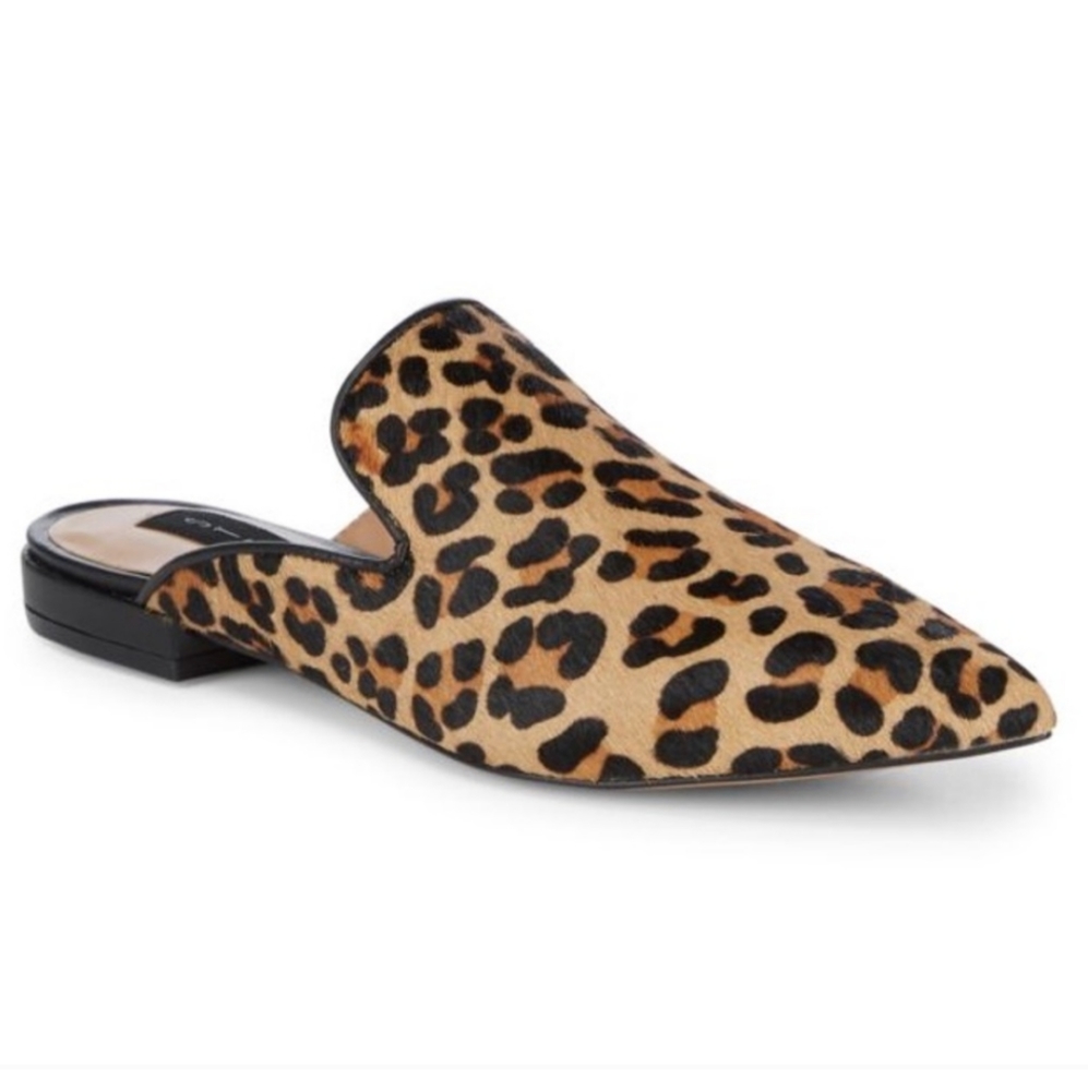 Steve Madden Velma Calf Hair Leopard Mules